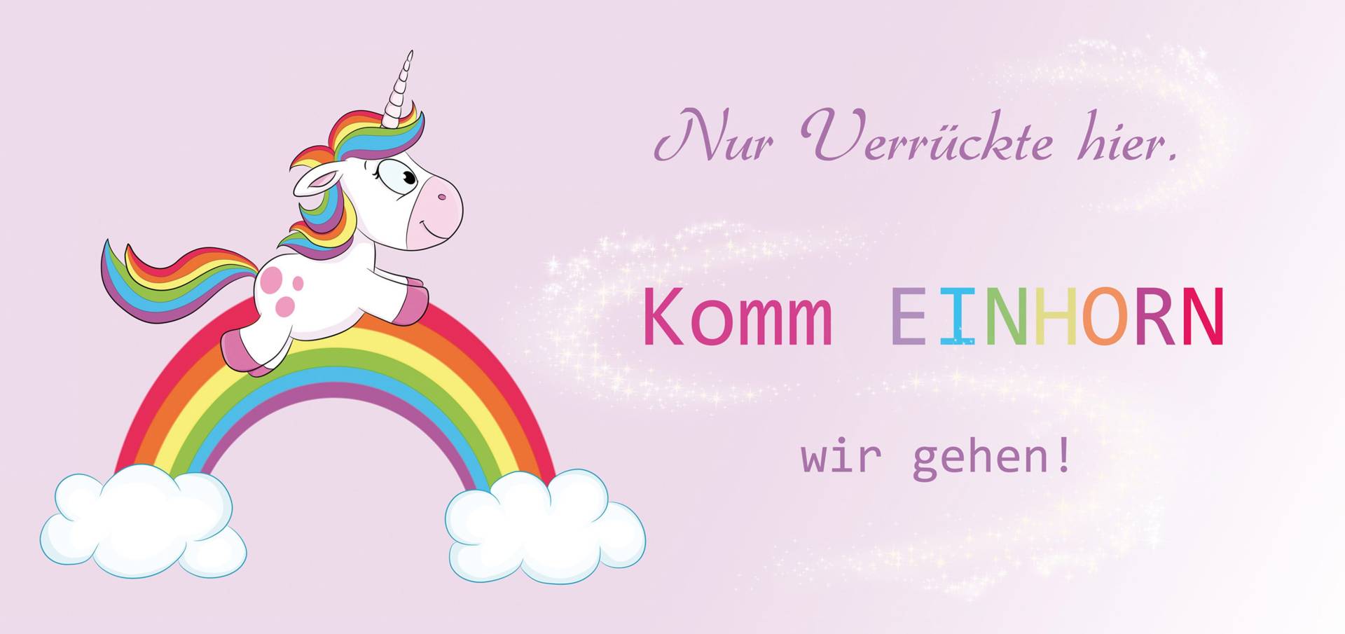 Bönninghoff Leinwandbild »Einhorn mit Regenbogen«, (1 St.) von Bönninghoff