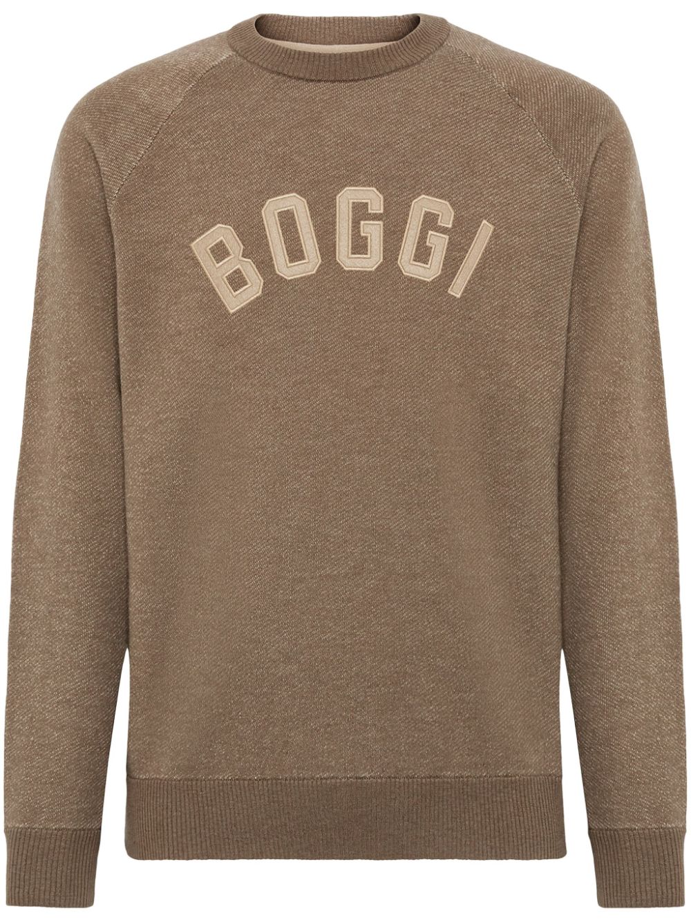 Boggi Milano crew-neck sweater - Brown von Boggi Milano