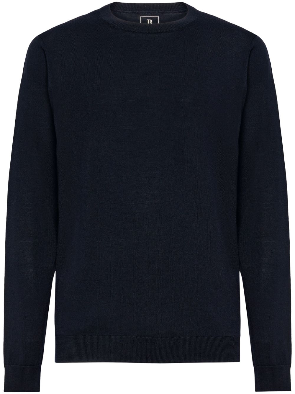 Boggi Milano merino-wool crew-neck sweater - Blue von Boggi Milano