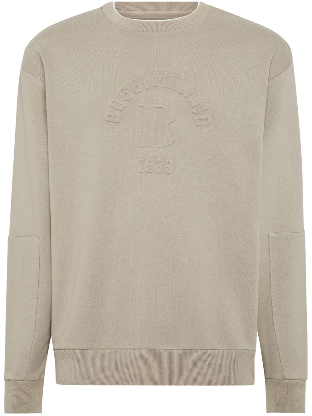 Boggi Milano crew-neck sweatshirt - Neutrals von Boggi Milano