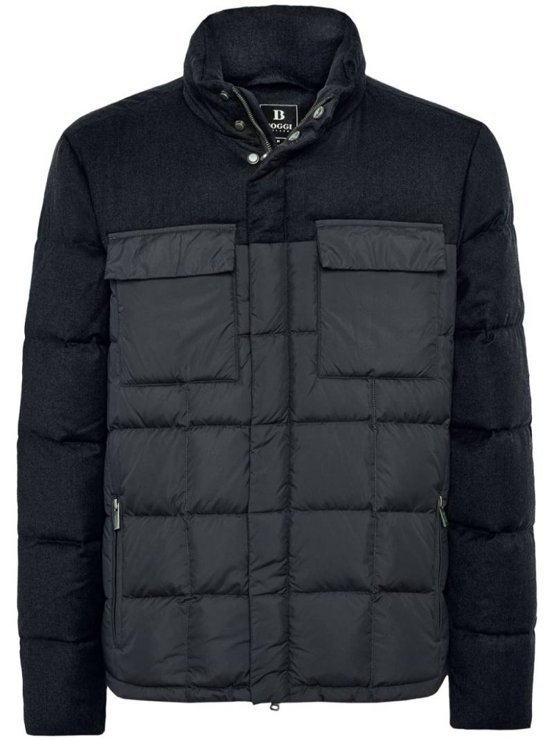 Boggi Milano wool padded jacket - Blue von Boggi Milano