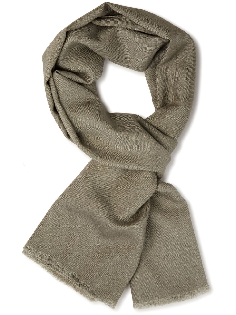 Boggi Milano frayed-edge scarf - Neutrals von Boggi Milano