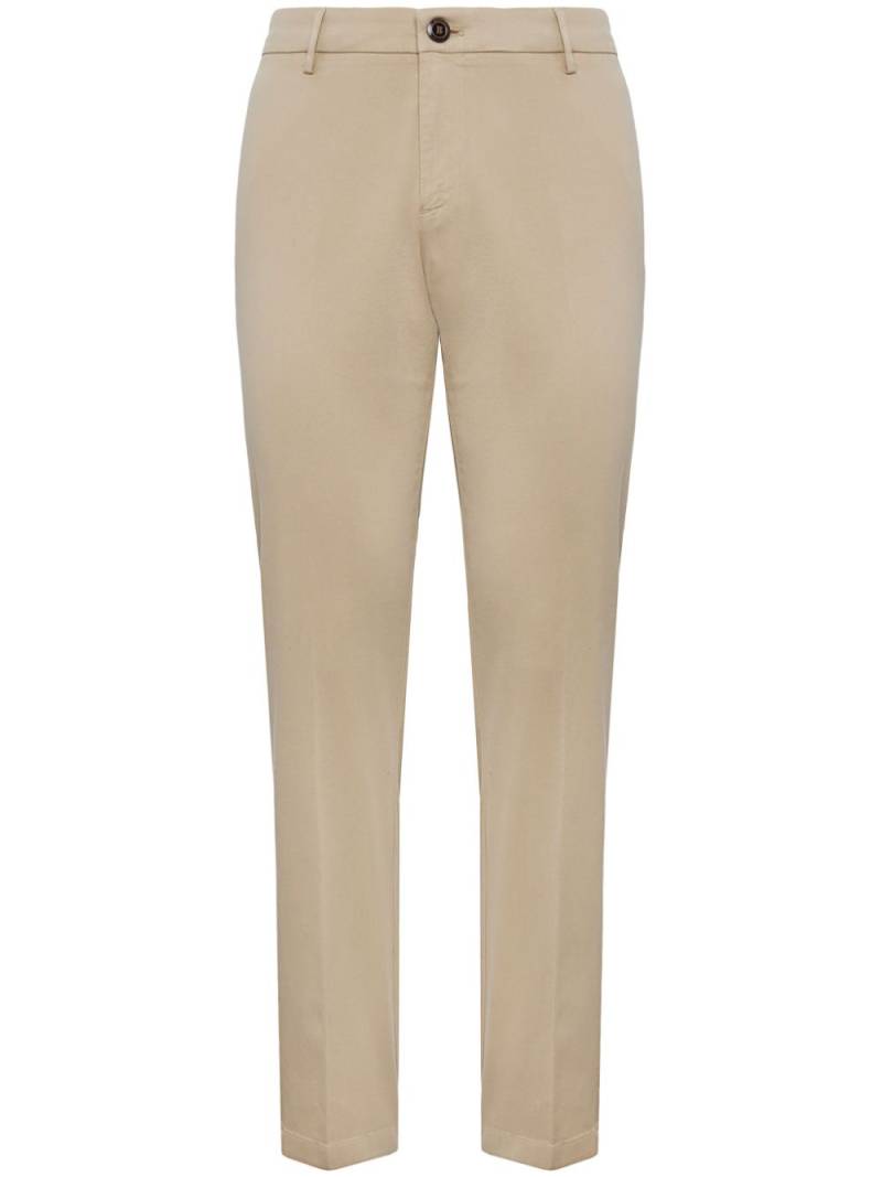 Boggi Milano cotton trousers - Neutrals von Boggi Milano