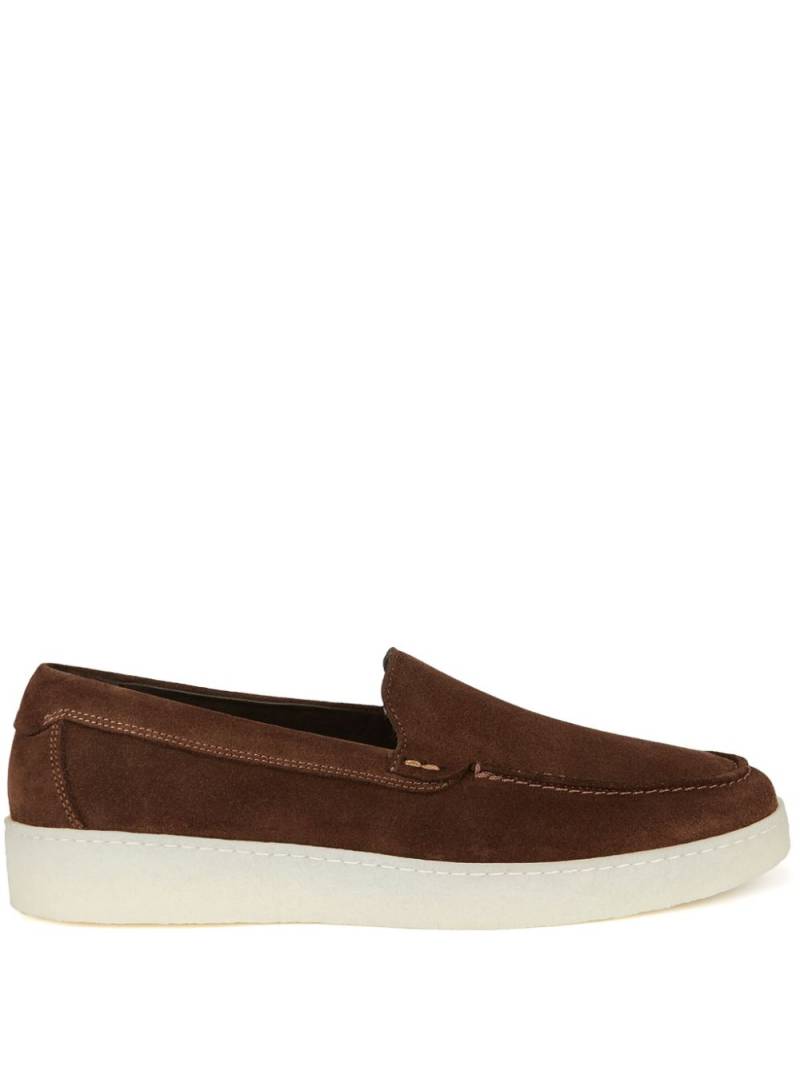 Boggi Milano suede loafers - Brown von Boggi Milano