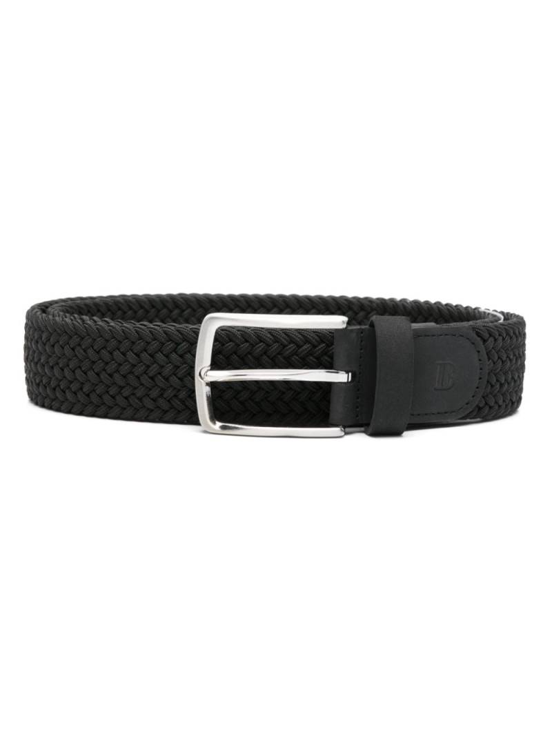 Boggi Milano braided elasticated belt - Black von Boggi Milano