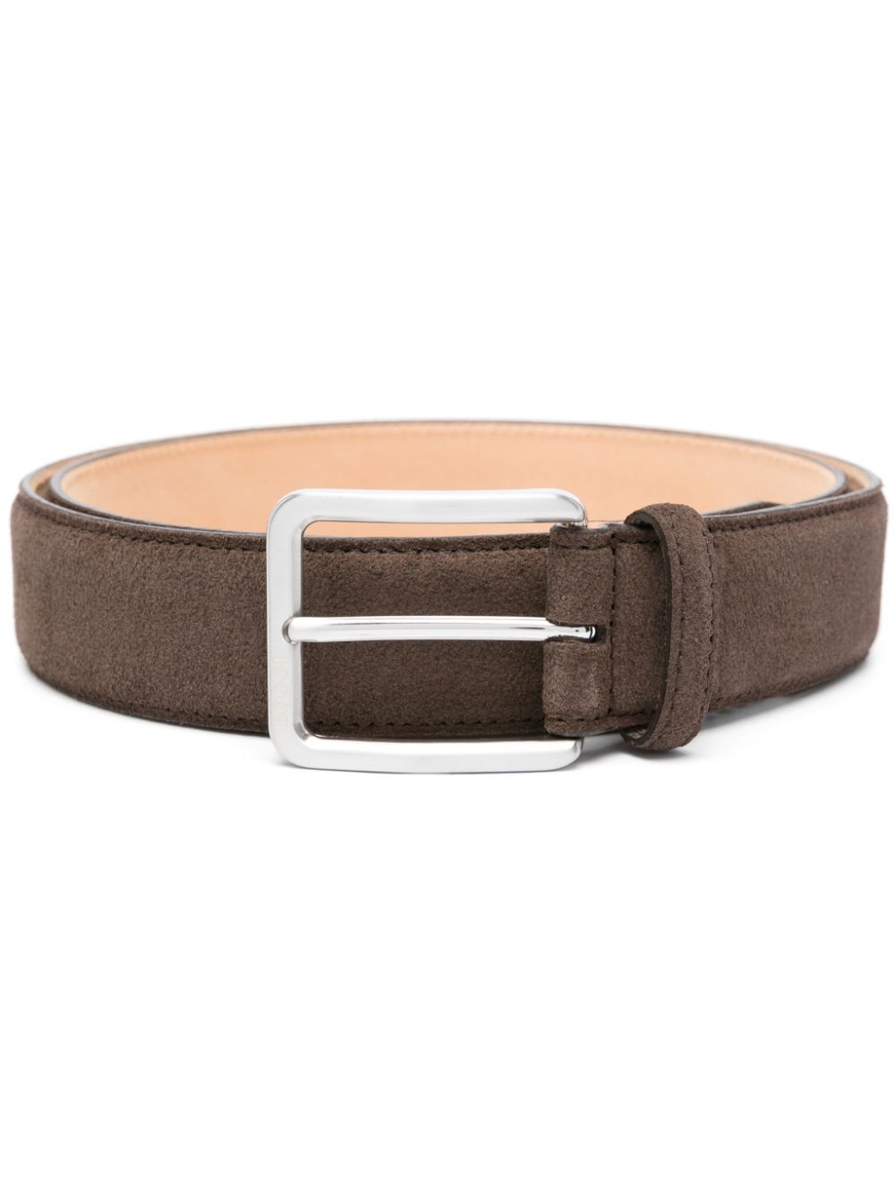 Boggi Milano buckle-fastening suede belt - Brown von Boggi Milano