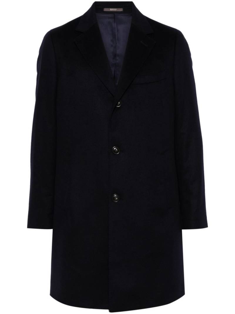 Boggi Milano cashmere coat - Blue von Boggi Milano