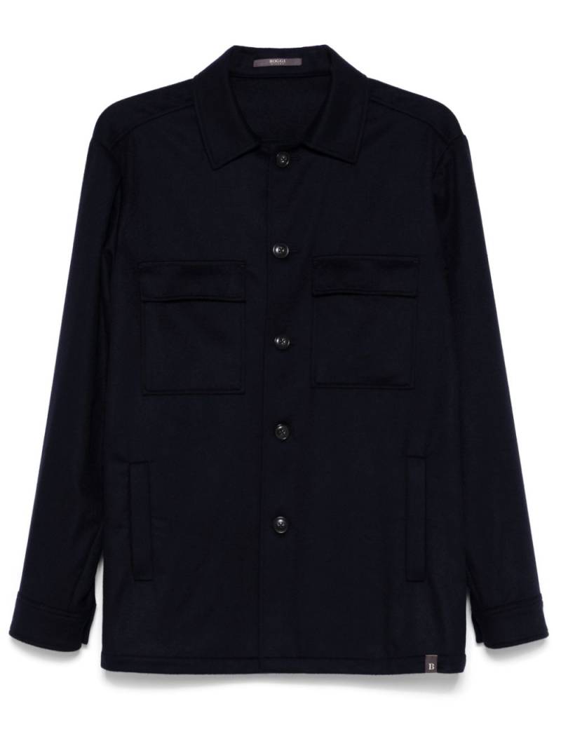 Boggi Milano cashmere shirt - Blue von Boggi Milano