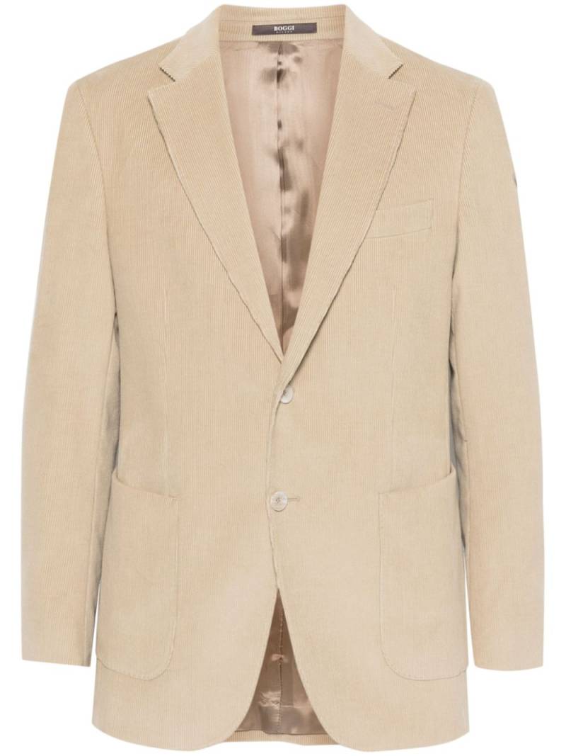 Boggi Milano cotton blazer - Neutrals von Boggi Milano