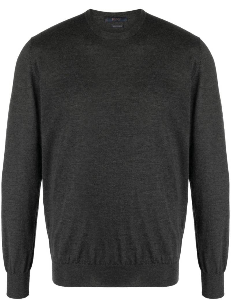 Boggi Milano crew-neck cashmere jumper - Grey von Boggi Milano