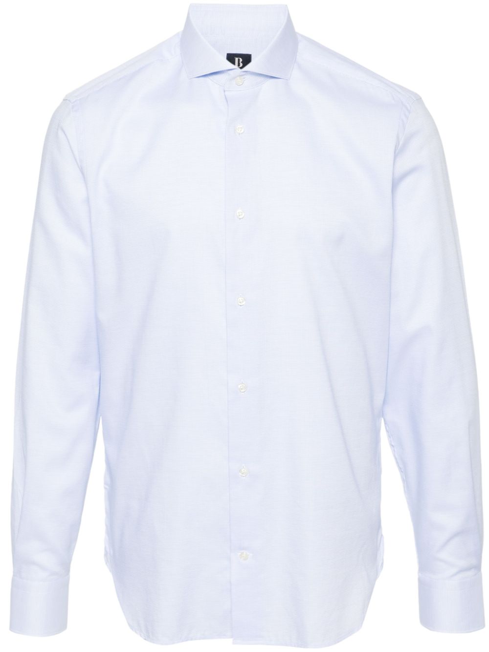 Boggi Milano cutaway-collar cotton shirt - Blue von Boggi Milano