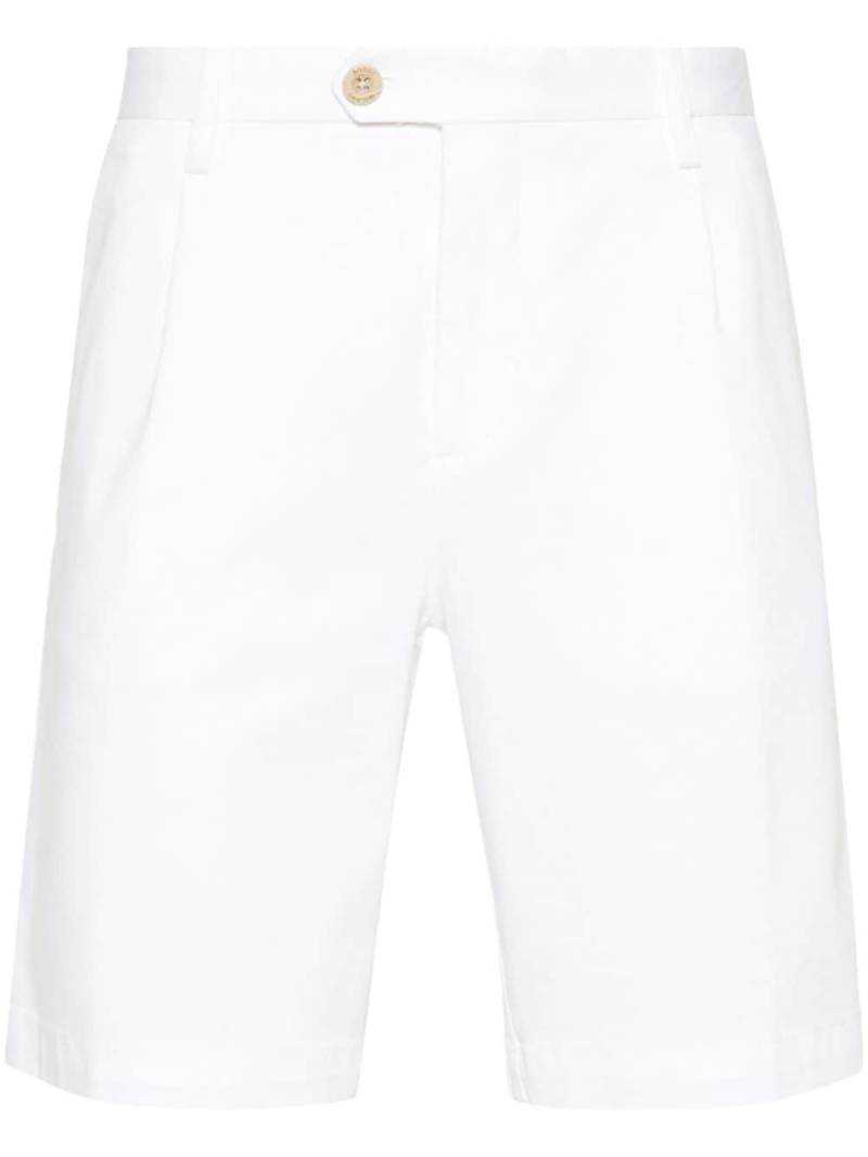 Boggi Milano darted chino shorts - White von Boggi Milano