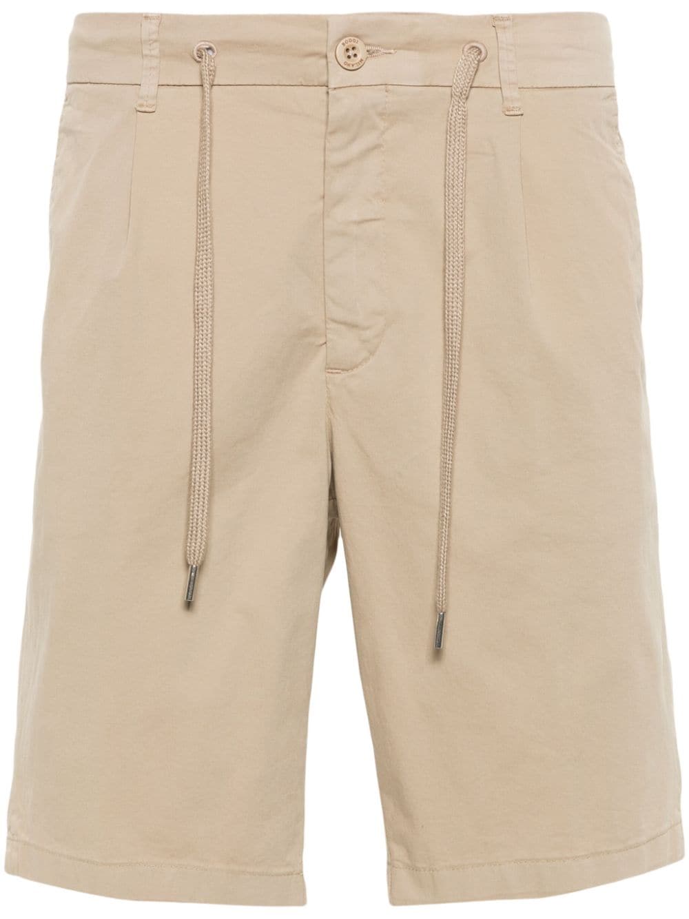 Boggi Milano drawstring-waist chino shorts - Neutrals von Boggi Milano