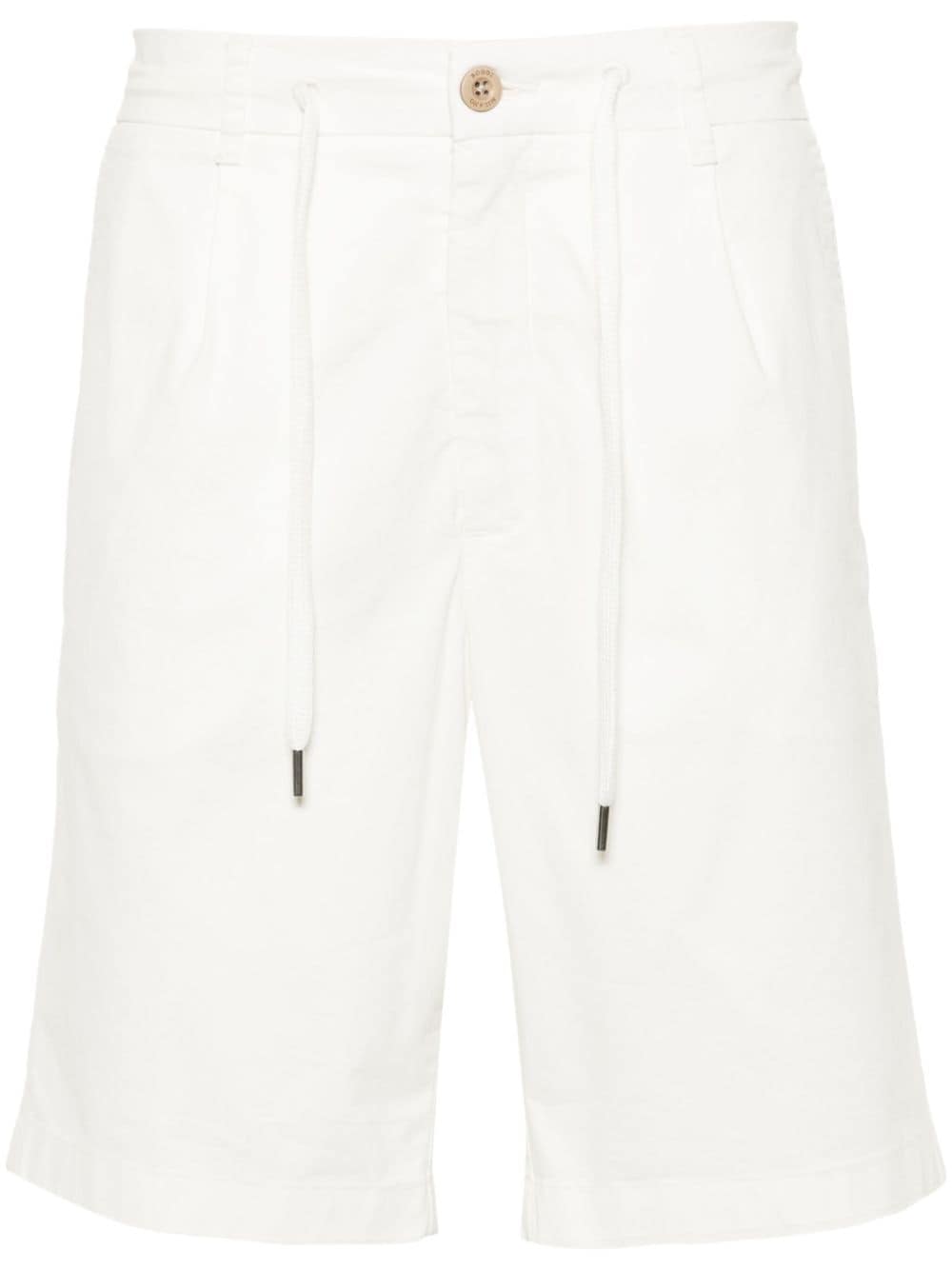 Boggi Milano drawstring-waist chino shorts - White von Boggi Milano