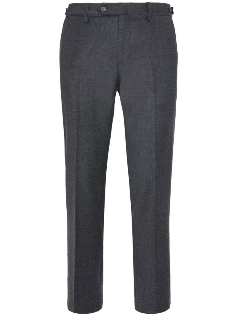 Boggi Milano flannel tailored trousers - Grey von Boggi Milano