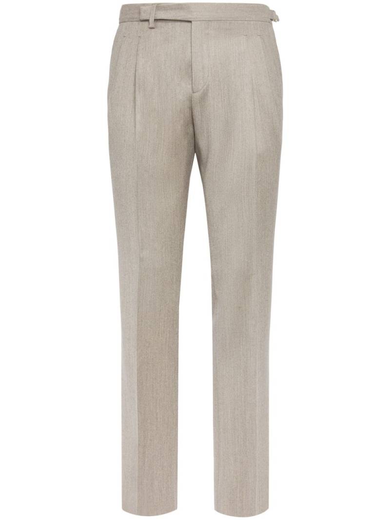 Boggi Milano flannel trousers - Neutrals von Boggi Milano