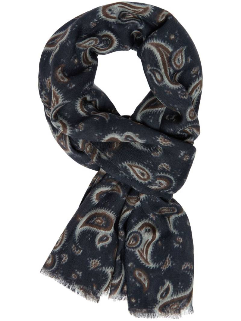 Boggi Milano geometric-print scarf - Grey von Boggi Milano