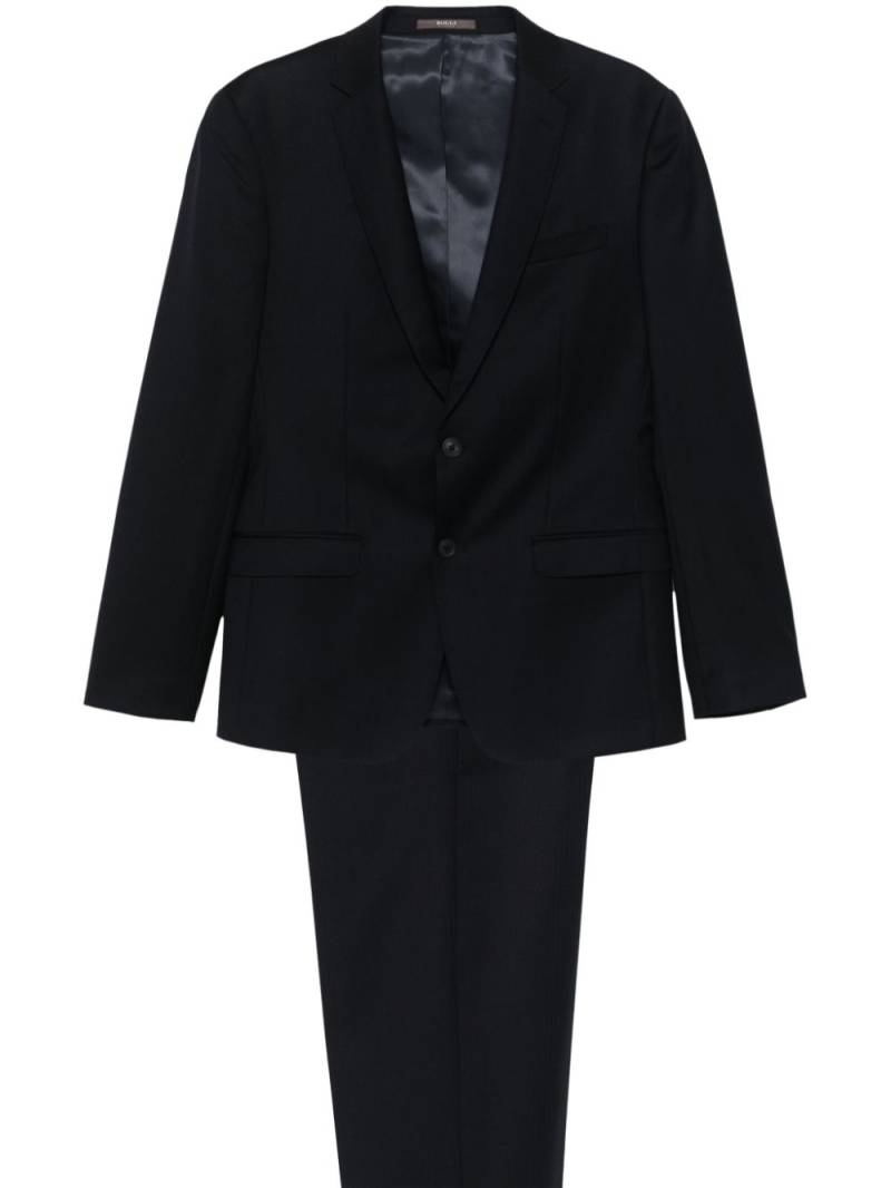 Boggi Milano herringbone suit - Blue von Boggi Milano