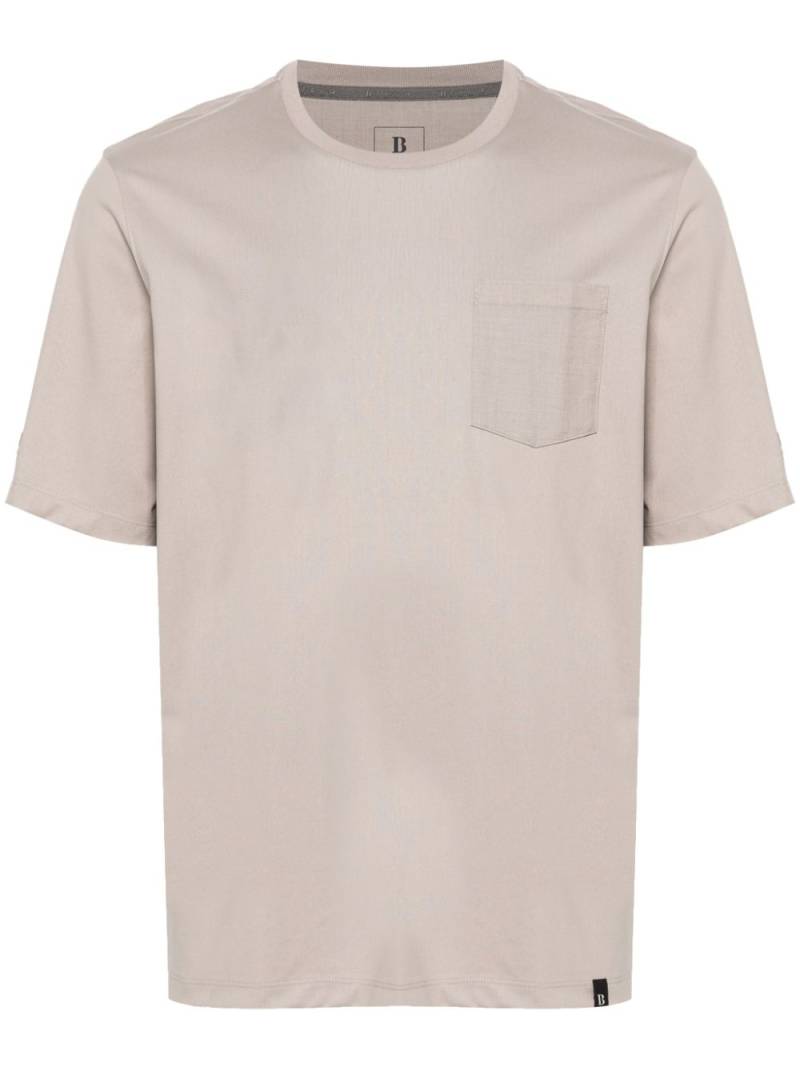 Boggi Milano high-performance jersey T-shirt - Neutrals von Boggi Milano