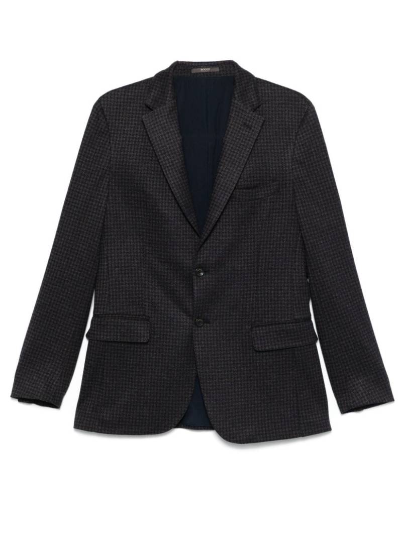 Boggi Milano houndstooth-pattern blazer - Blue von Boggi Milano