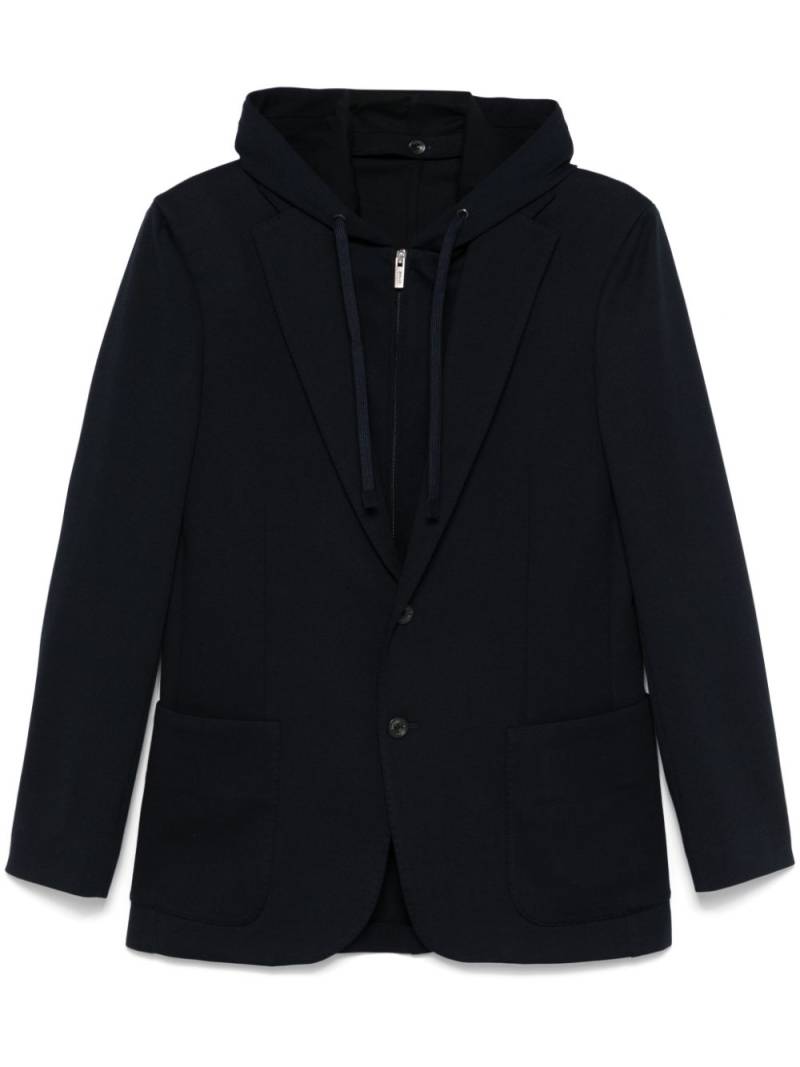 Boggi Milano layered blazer - Blue von Boggi Milano