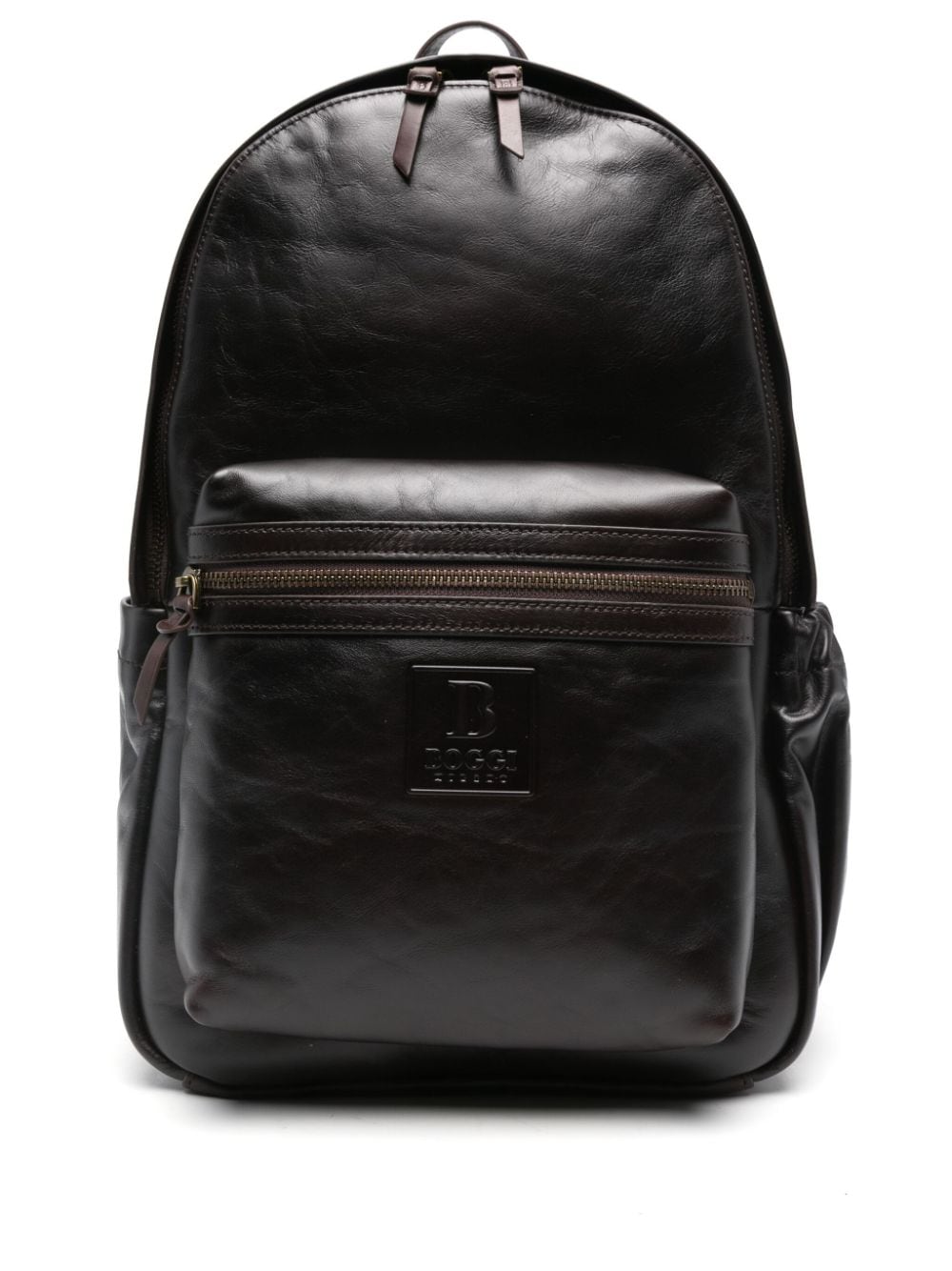 Boggi Milano leather backpack - Brown von Boggi Milano