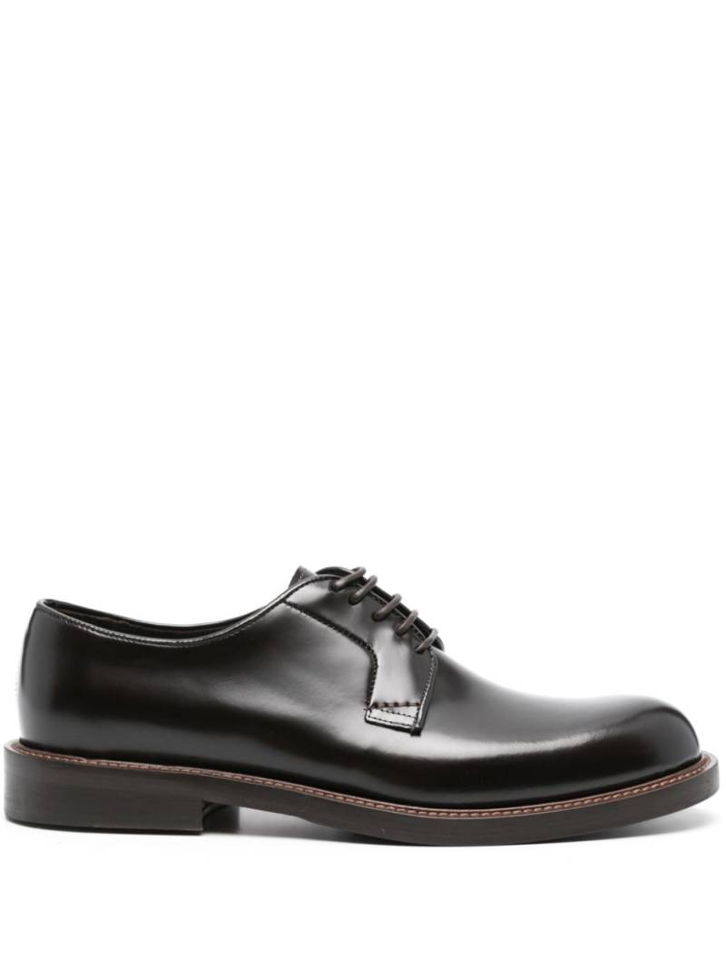 Boggi Milano leather derby shoes - Brown von Boggi Milano