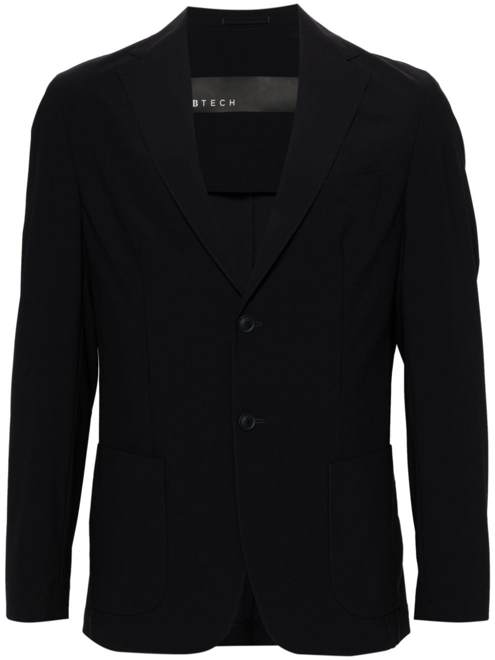 Boggi Milano logo-engraved buttons blazer - Blue von Boggi Milano