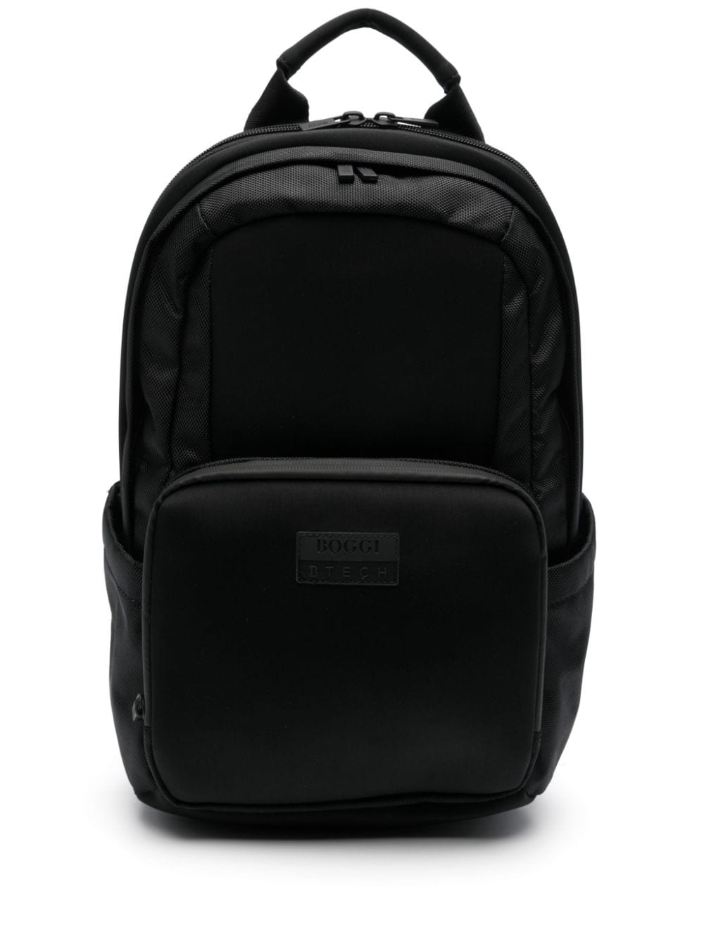 Boggi Milano logo-patch backpack - Black von Boggi Milano