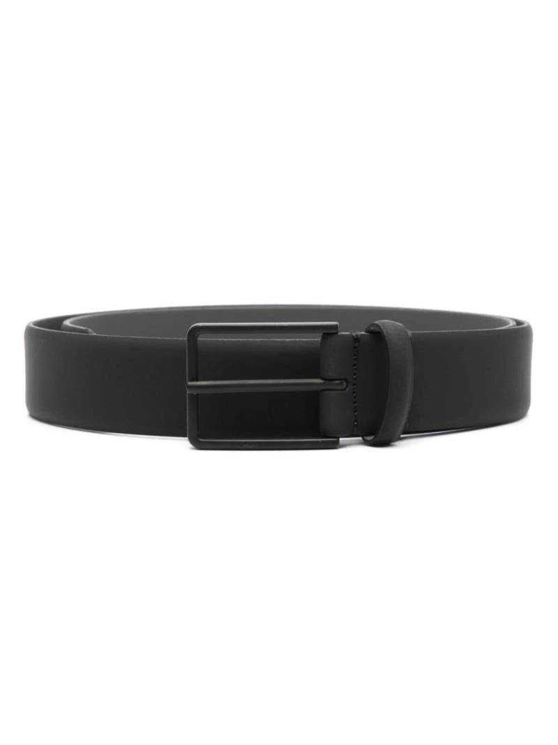 Boggi Milano logo-print leather belt - Black von Boggi Milano