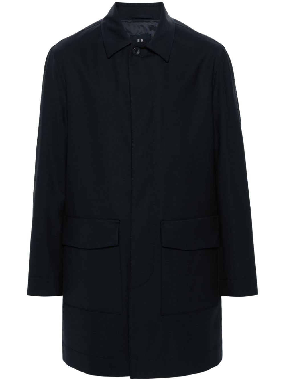 Boggi Milano long-sleeves peacoat - Blue von Boggi Milano