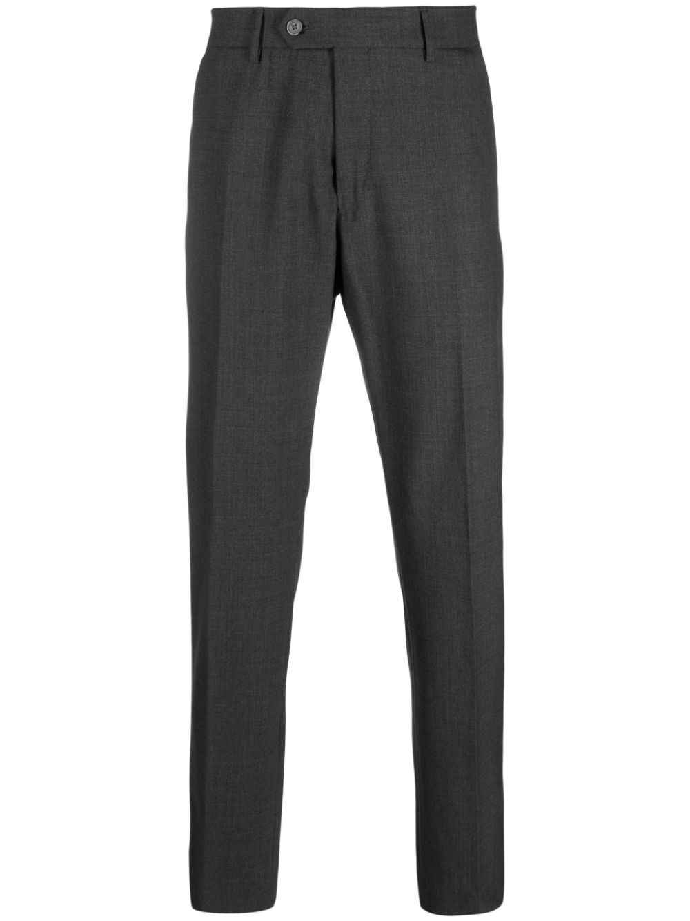 Boggi Milano mélange-effect tailored trousers - Grey von Boggi Milano