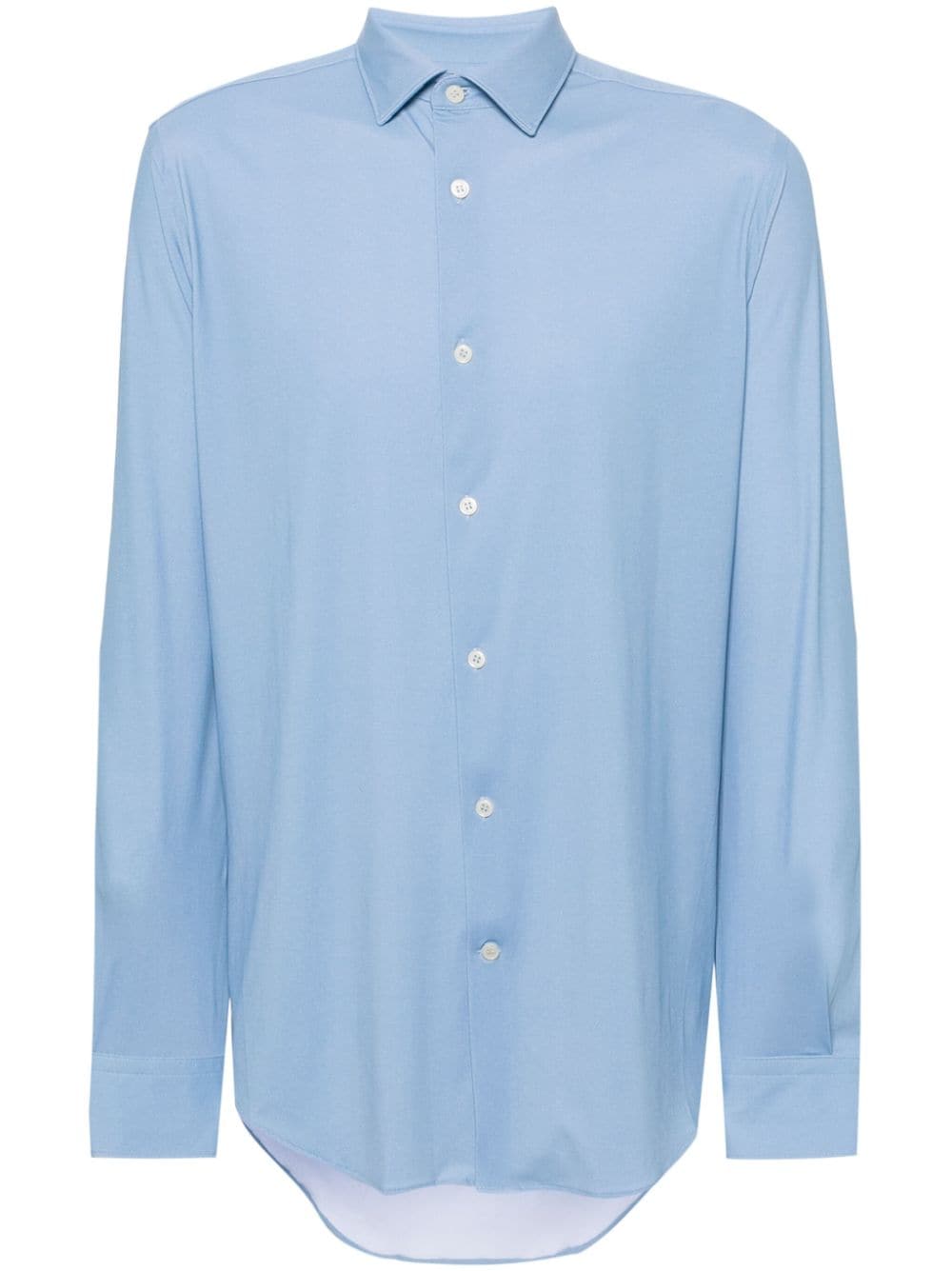 Boggi Milano micro-dot print shirt - Blue von Boggi Milano