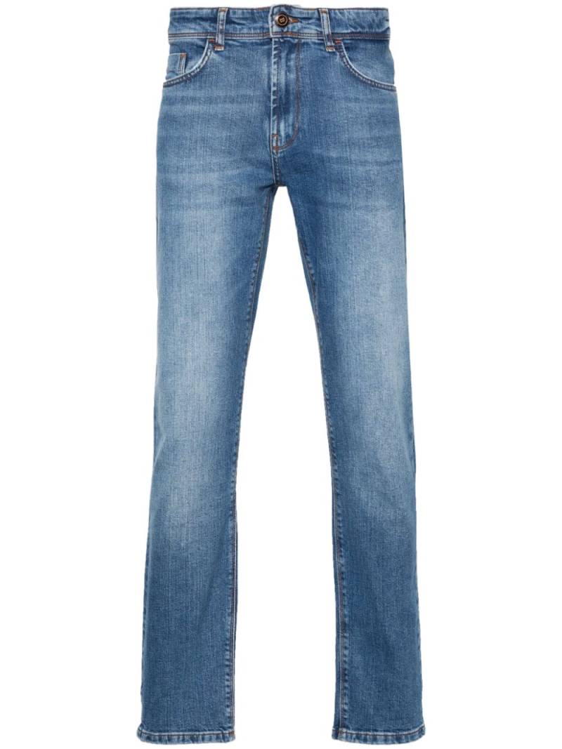 Boggi Milano mid-rise slim-fit jeans - Blue von Boggi Milano