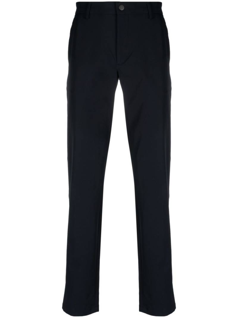 Boggi Milano mid-rise straight-leg trousers - Blue von Boggi Milano