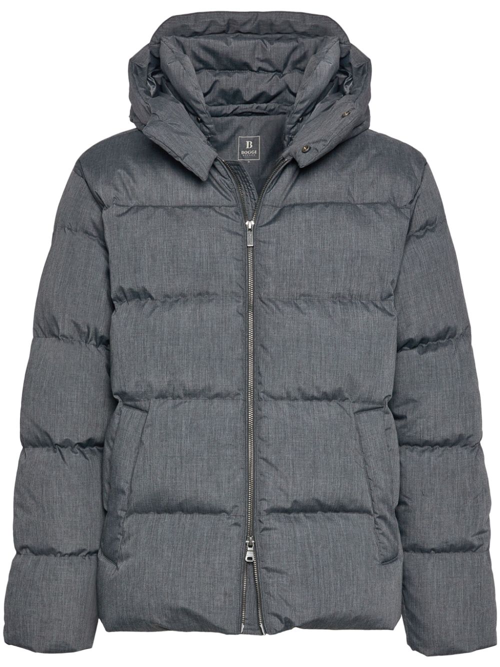 Boggi Milano padded bomber jacket - Grey von Boggi Milano