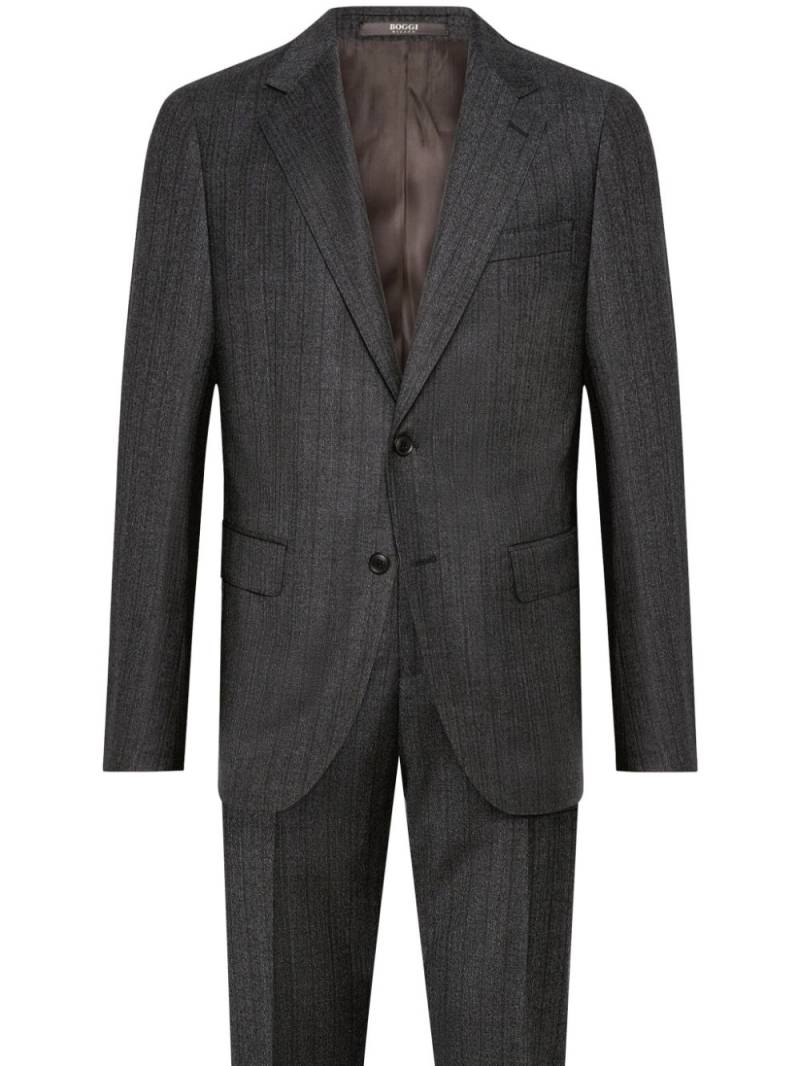 Boggi Milano pinstripe wool suit - Grey von Boggi Milano