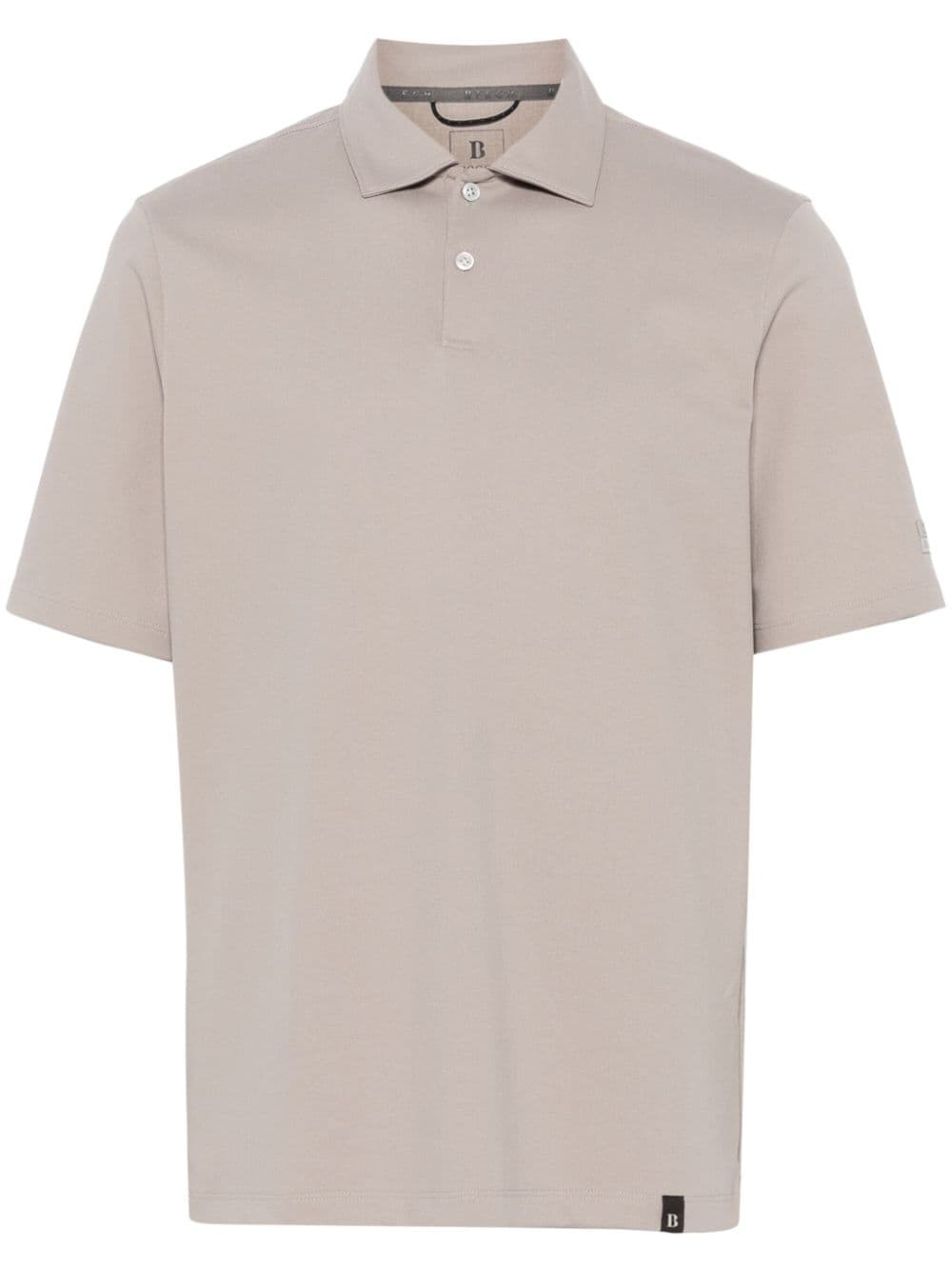 Boggi Milano piqué polo shirt - Neutrals von Boggi Milano