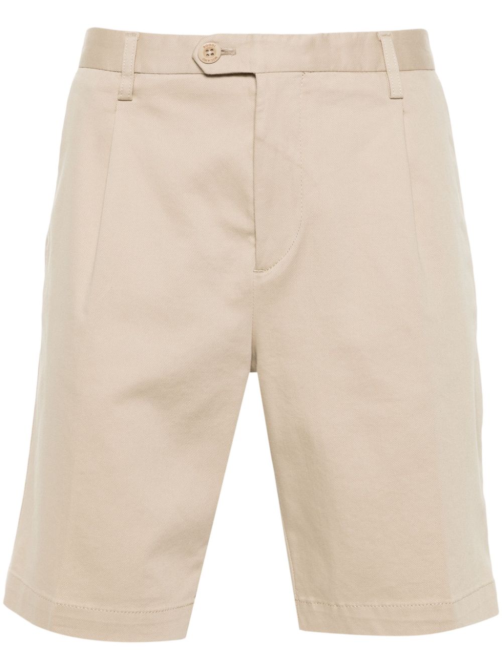 Boggi Milano pressed-crease chino shorts - Neutrals von Boggi Milano