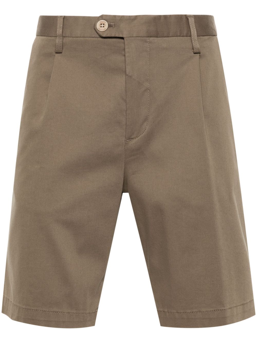 Boggi Milano pressed-crease chino shorts - Neutrals von Boggi Milano