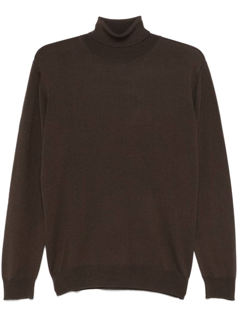 Boggi Milano roll-neck sweater - Brown von Boggi Milano