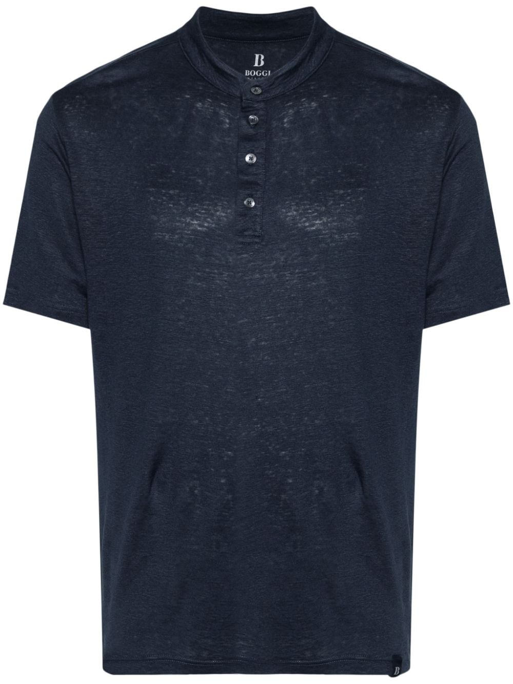 Boggi Milano short-sleeves jersey polo shirt - Blue von Boggi Milano