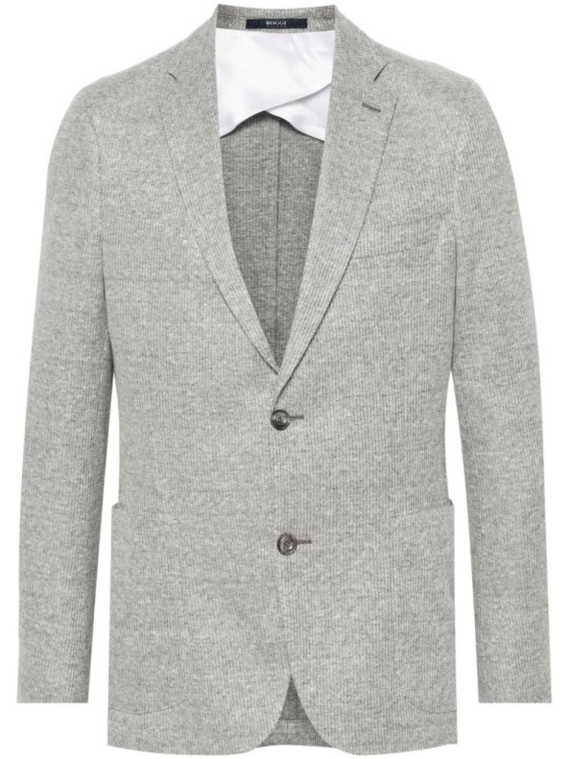 Boggi Milano single-breasted blazer - Grey von Boggi Milano