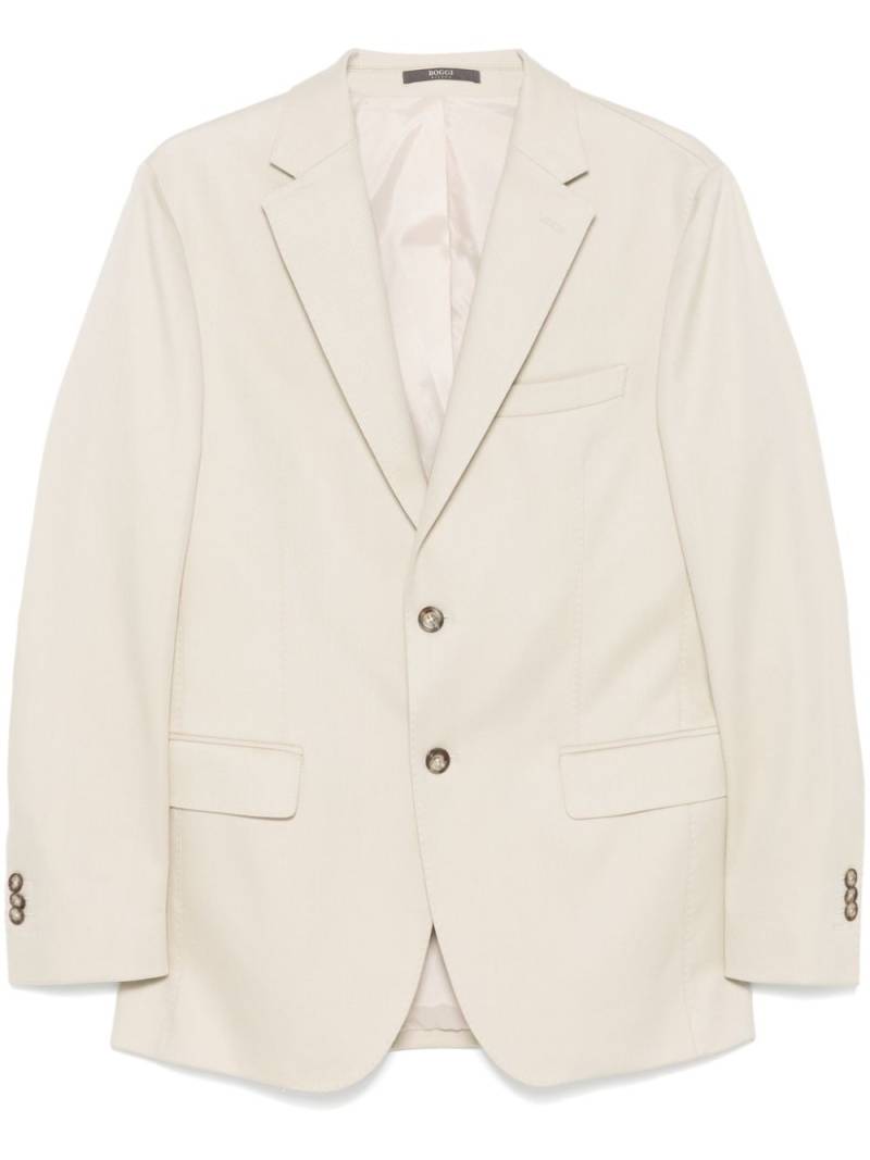 Boggi Milano single-breasted blazer - Neutrals von Boggi Milano