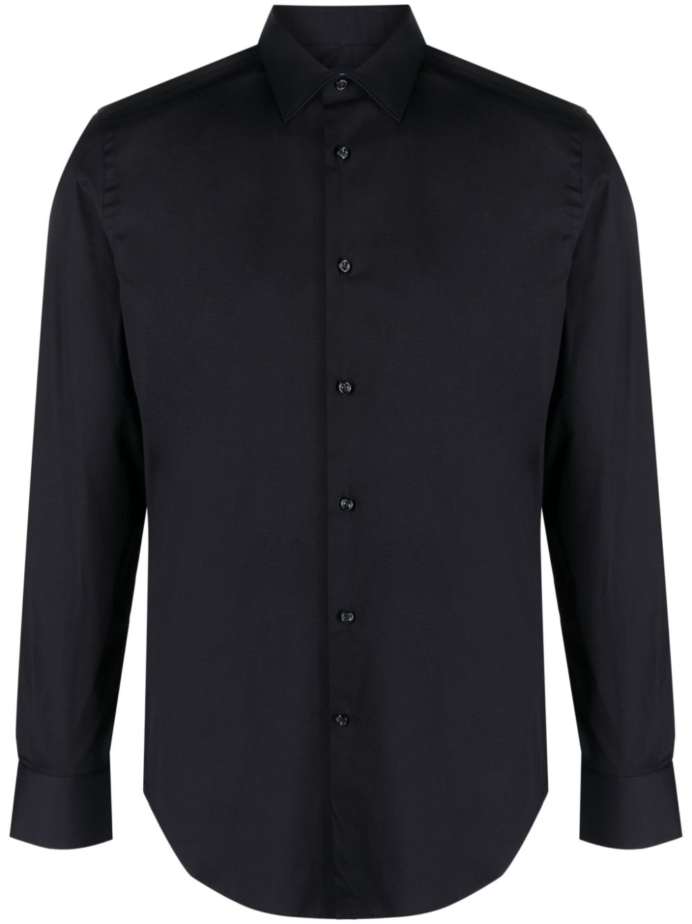 Boggi Milano slim-cut cotton shirt - Blue von Boggi Milano