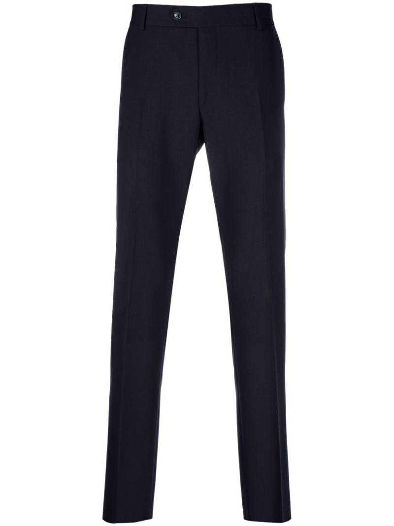 Boggi Milano straight-leg wool trousers - Blue von Boggi Milano