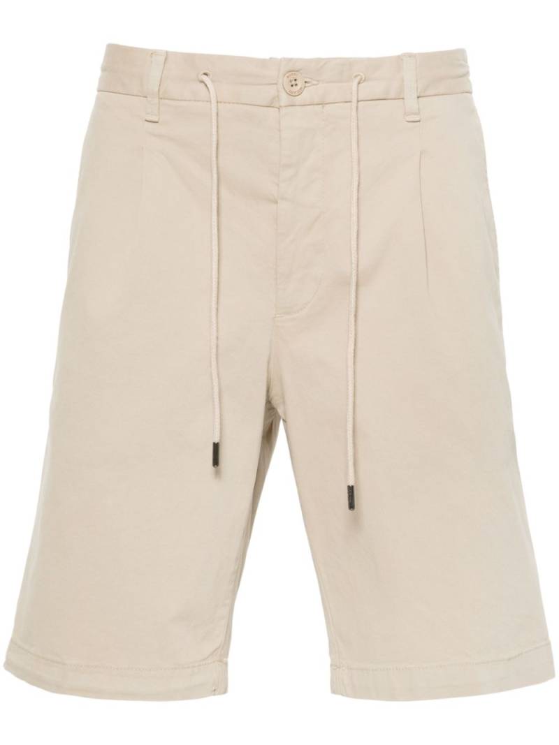 Boggi Milano stretch-cotton bermuda shorts - Neutrals von Boggi Milano