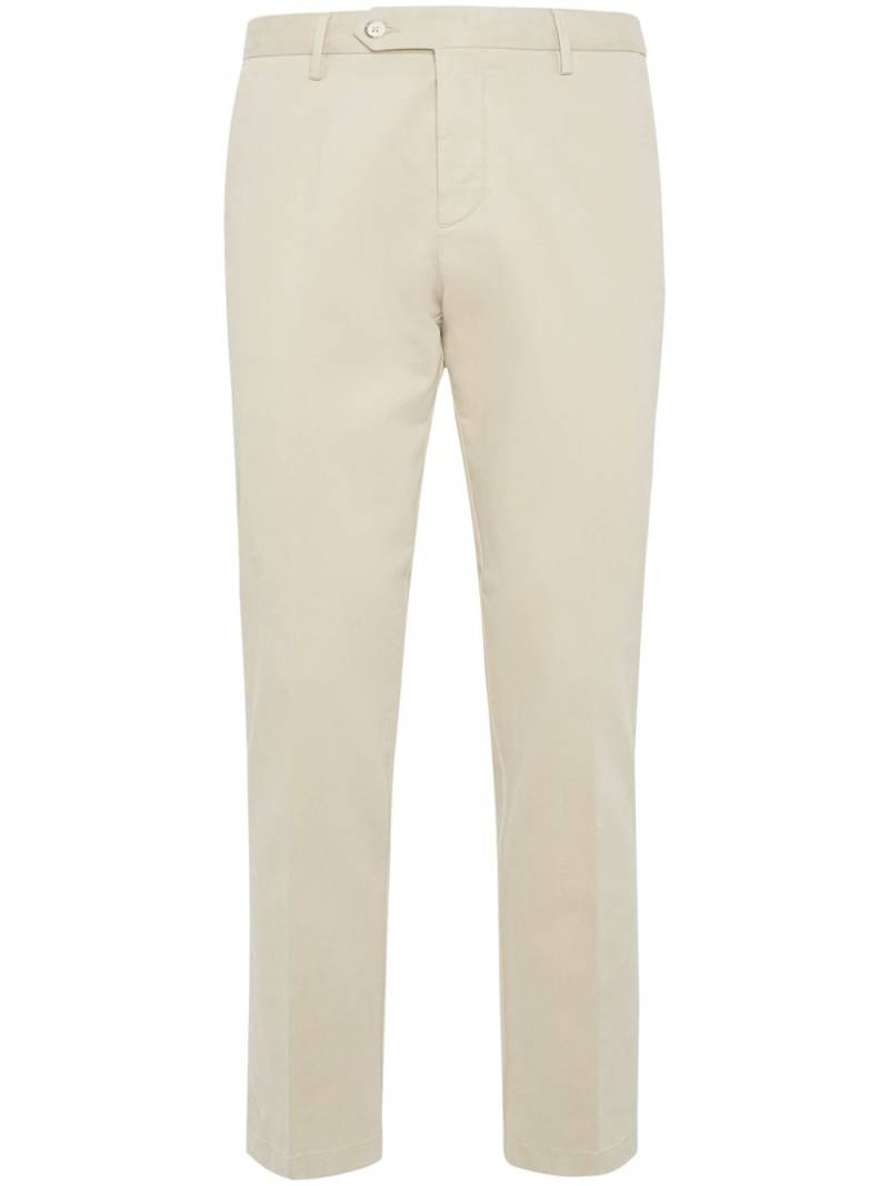 Boggi Milano stretch-cotton chinos - Neutrals von Boggi Milano