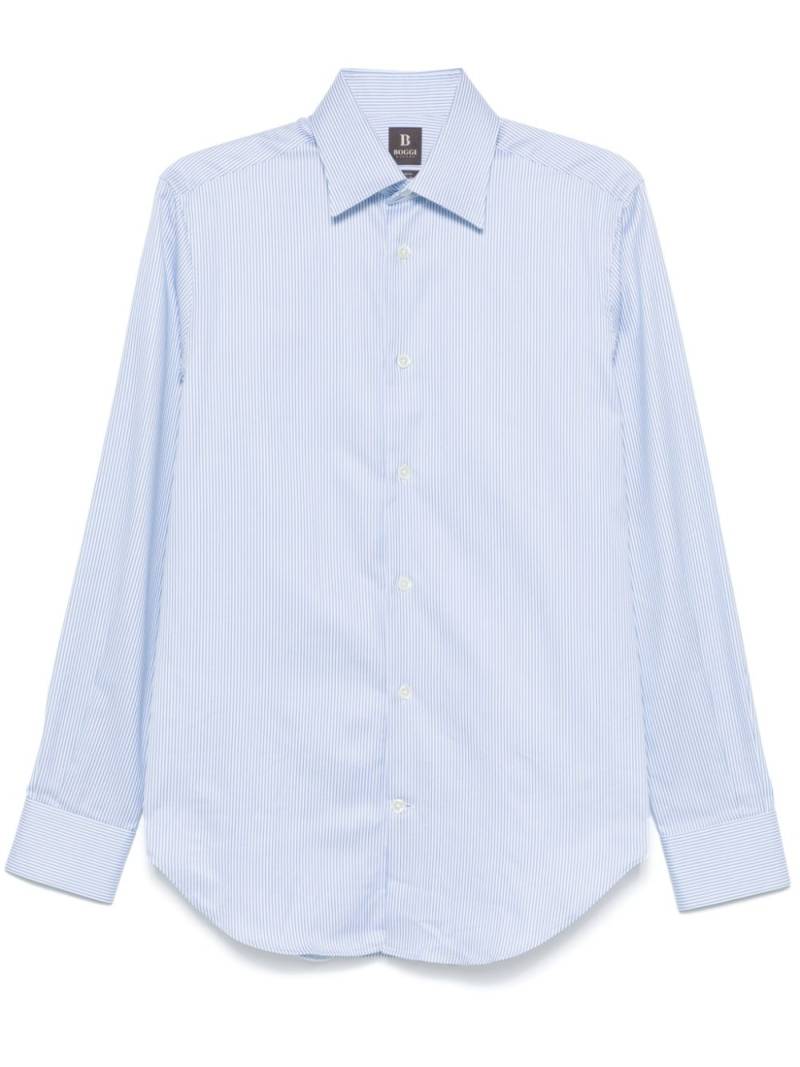 Boggi Milano striped cotton shirt - Blue von Boggi Milano