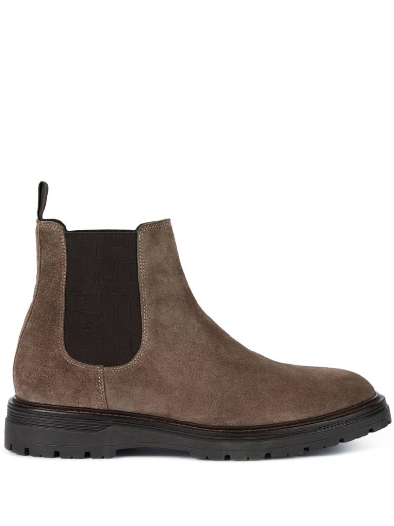 Boggi Milano suede ankle boots - Neutrals von Boggi Milano